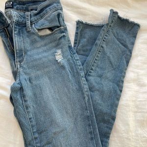 Denim Straight Leg Jeans